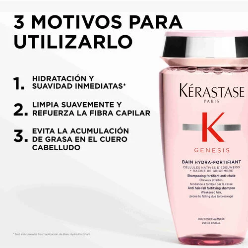 Bain Hydra-fortifiant 250 ml Kerastase - Genesis - Imagen 3