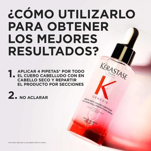 Sérum anti-chute fortifiant 90 ml Kerastase - Genesis - Imagen 3