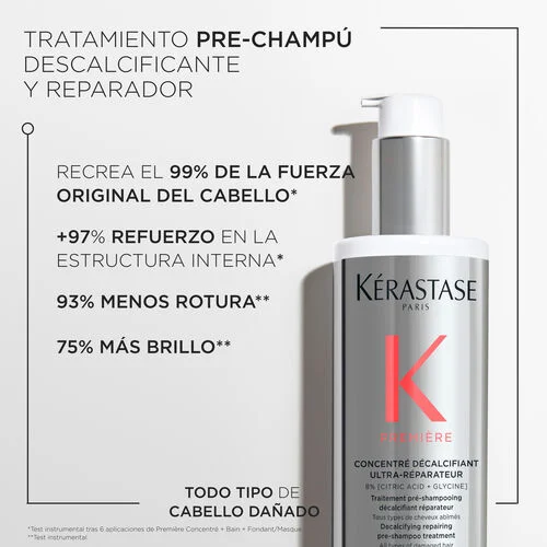 CONCENTRÉ DECALCIFICANT ULTRA RÉPARATEUR 250 ml Kerastase - Première - Imagen 3